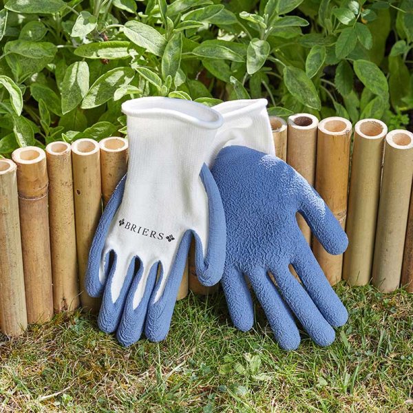 Bamboo Grips Blue Lrg Size 9