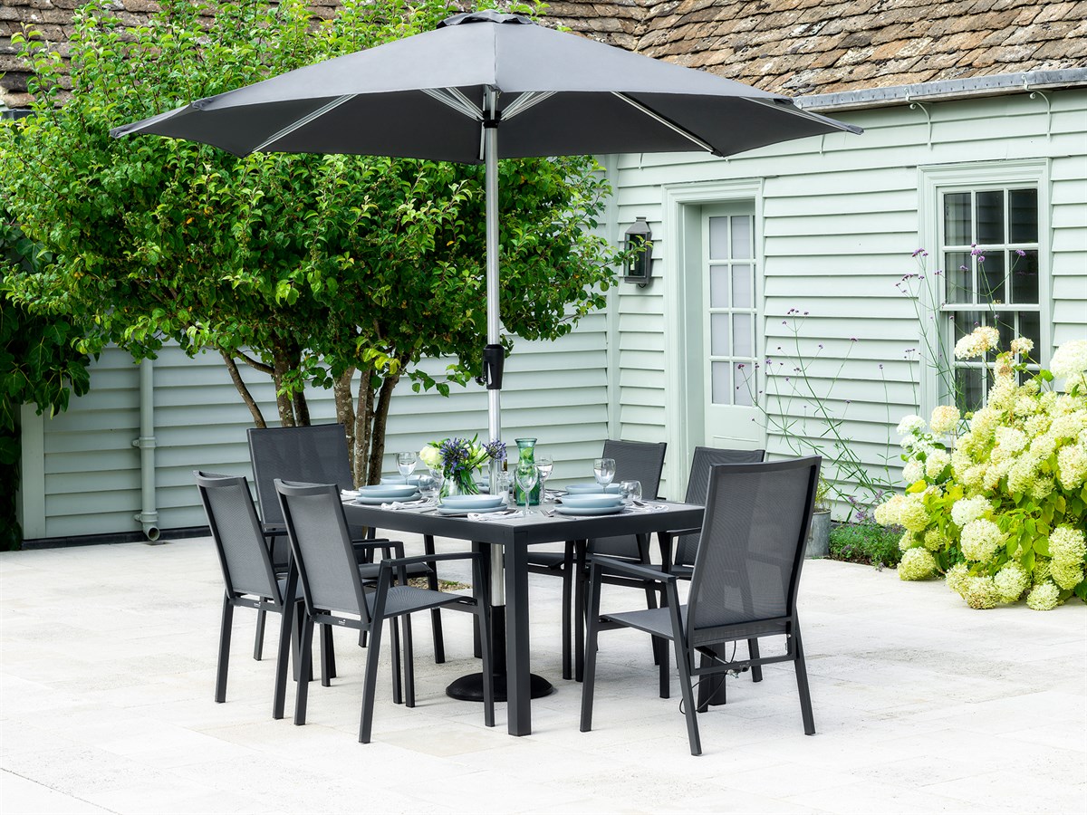 Seville Recliner Rectangular Dining Set