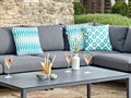 Harlequin Blue Square Scatter Cushion