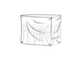 Aluminium Round Bistro Set Cover 65cm