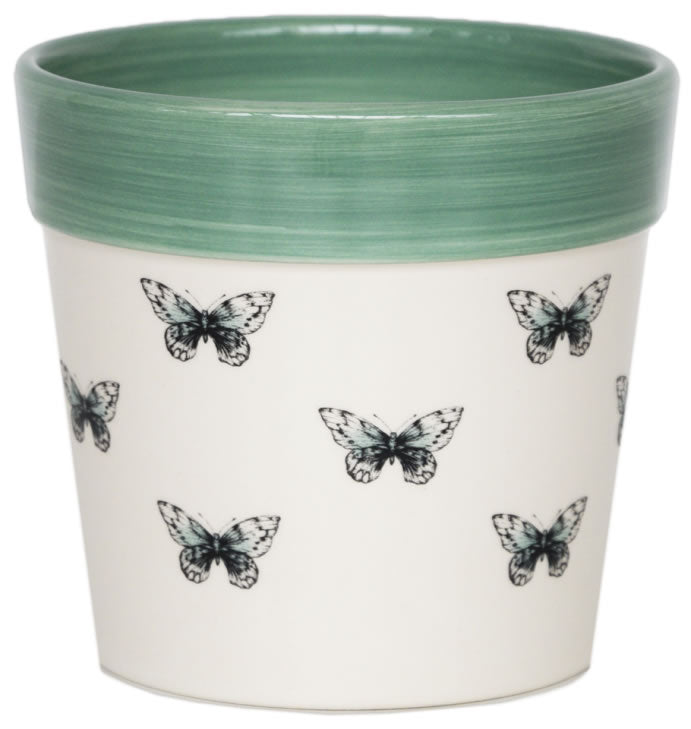 Cacti Planter Butterfly H13Cm D13Cm