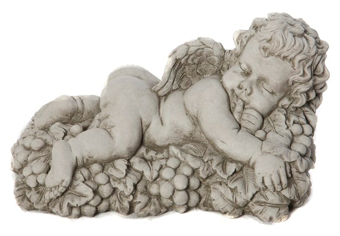 Grape Cherub - Stone
