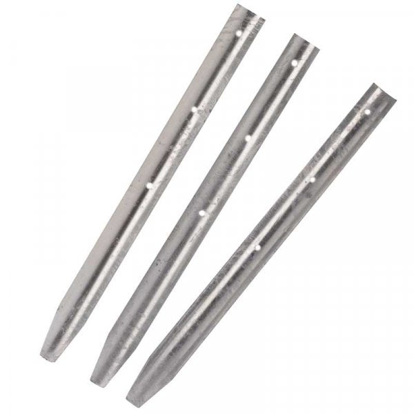 Galvanised Log Roll Stakes 3Pk