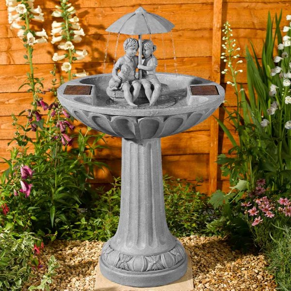 Solar Umbrella Fountain