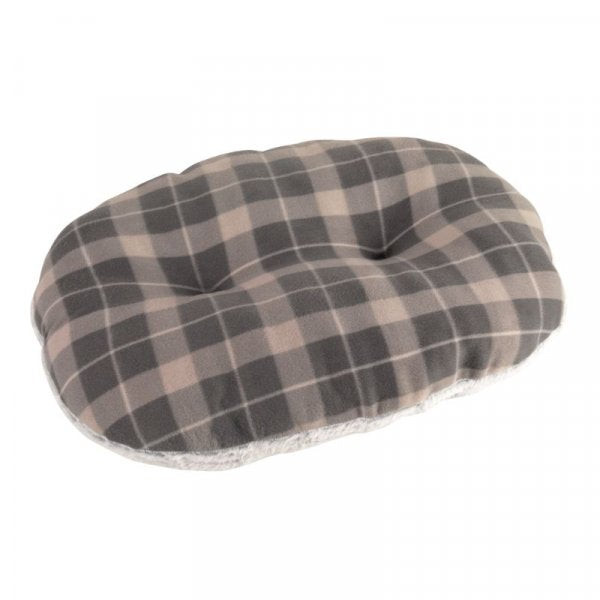Grey Te Recycled Fleece Oval Cushion Xl