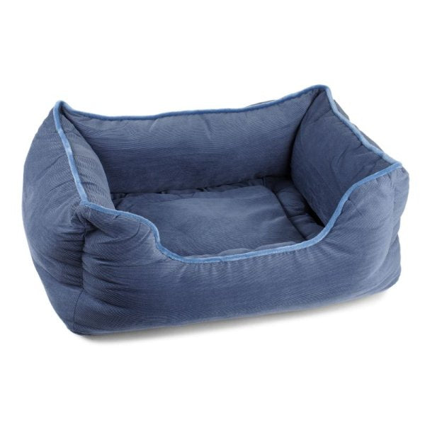 Navy Te Recycled Chenille Square Bed M