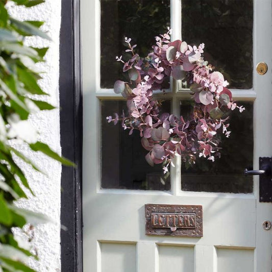 Wreath Eucalyptus Whirl Violet 40Cm