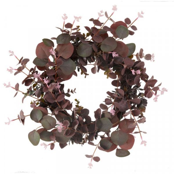 Wreath Eucalyptus Whirl Violet 40Cm