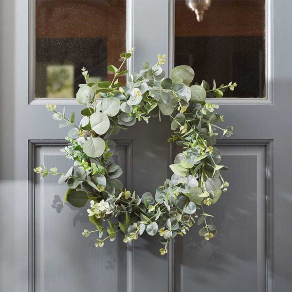 Wreath Eucalyptus Whirl Verde 40Cm