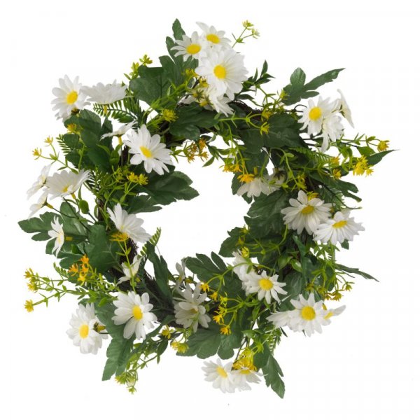 Wreath Daisy Whirl 40Cm