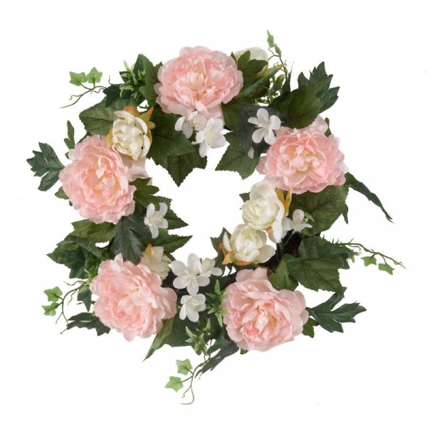 Wreath Peony Whirl 40Cm
