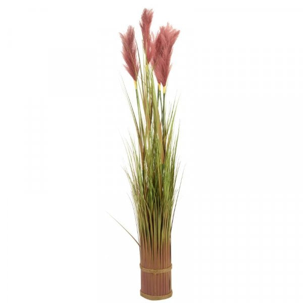 Faux Bouquet Purple Pampas 120Cm