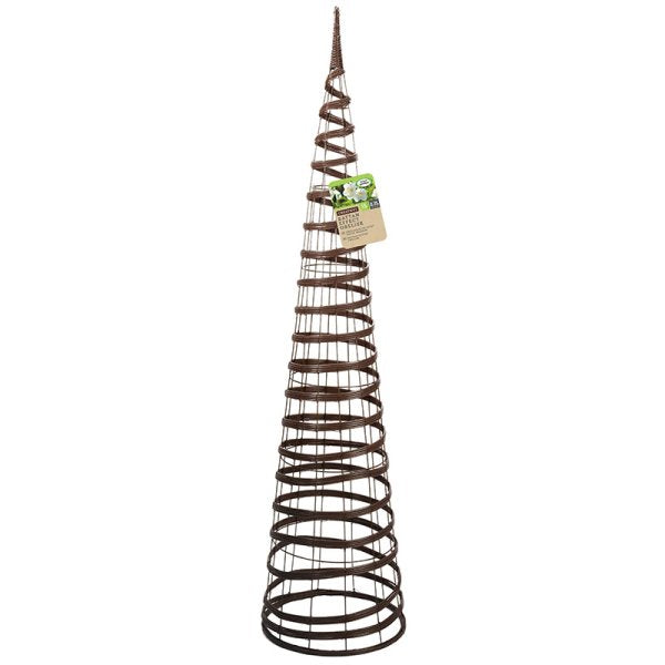 Faux Rattan Obelisk Chestnut 1.5M