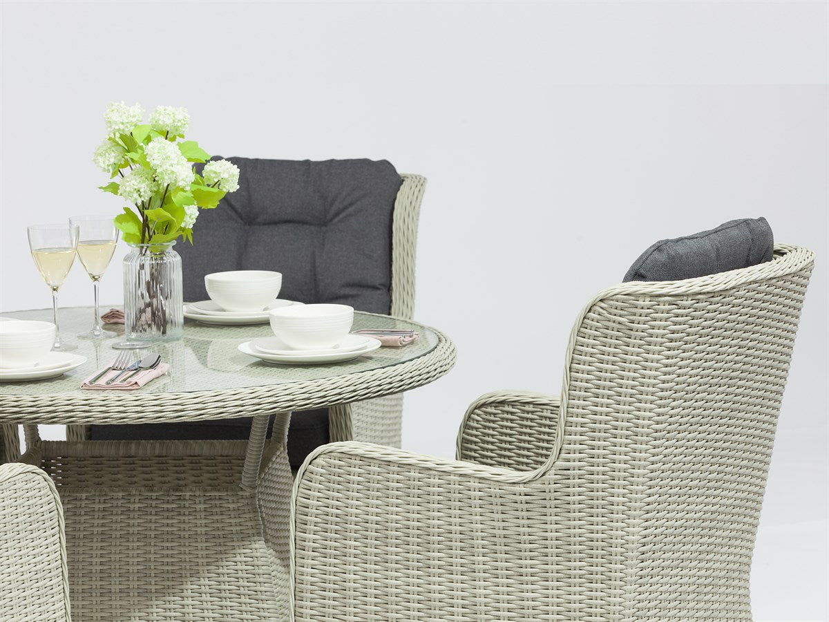 Chedworth 120cm Dining Set Grey