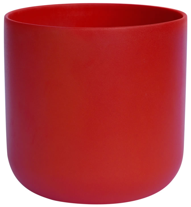 Lisbon Planter Coral D18.5Cm