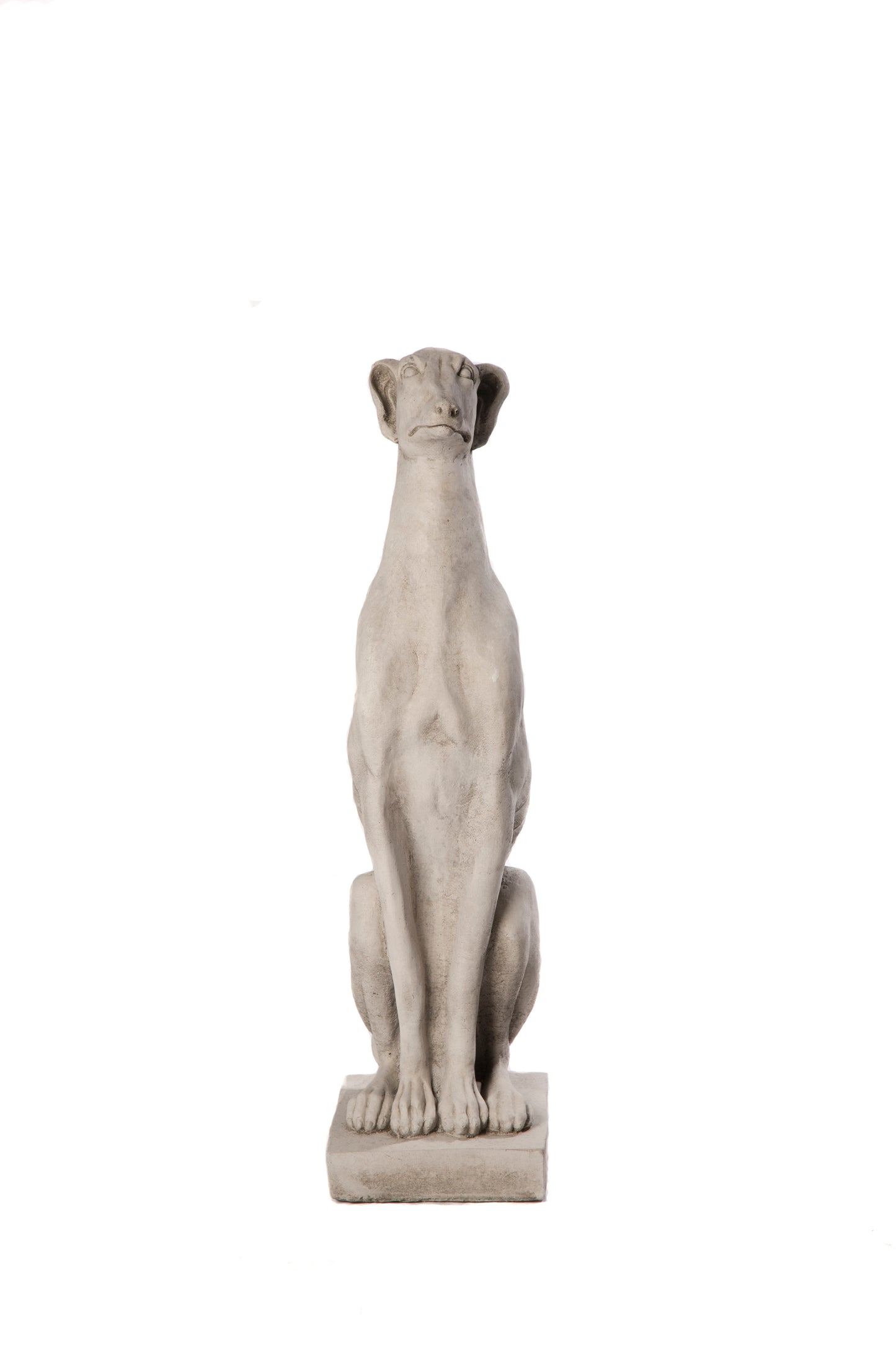 Small Sitting Greyhound - Stone