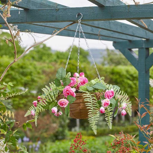 Pink Perfection Hanging Basket 30Cm