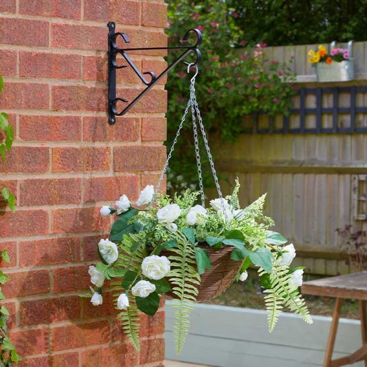Rose Sensation Hanging Basket 30Cm