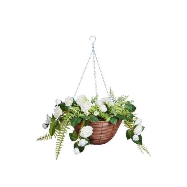 Rose Sensation Hanging Basket 30Cm