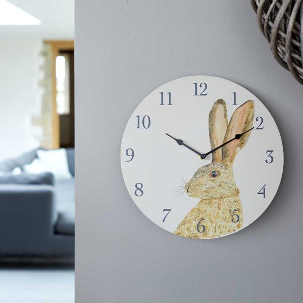 Hare Clock 12Inch