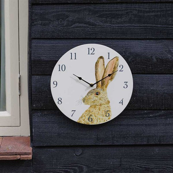 Hare Clock 12Inch