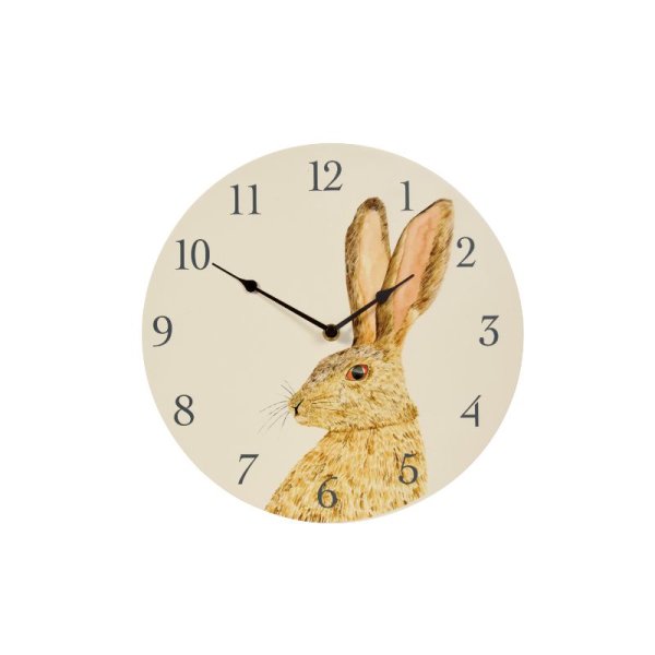 Hare Clock 12Inch