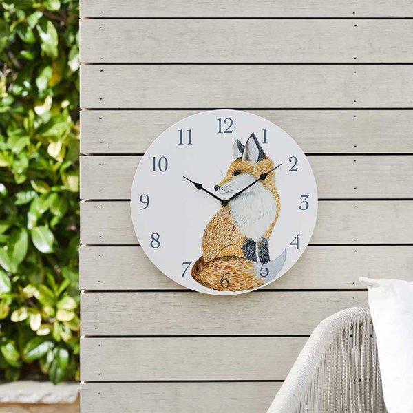 Fox Clock 12Inch
