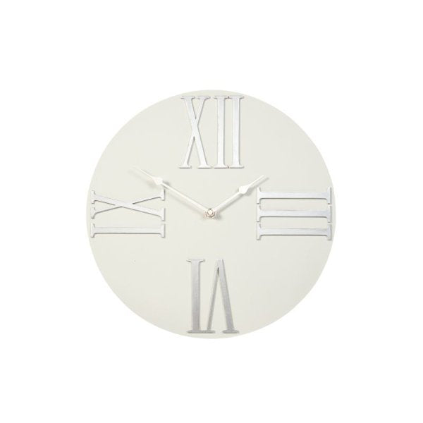 Moda Cream Clock 12Inch