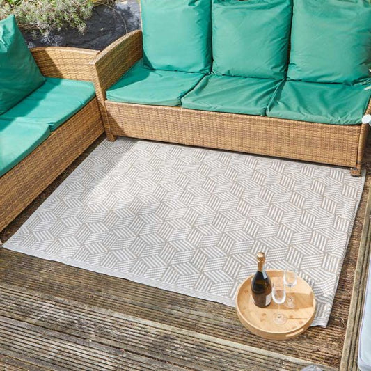 Alfresco Rugs Illusion Mocha 120X180 Cm