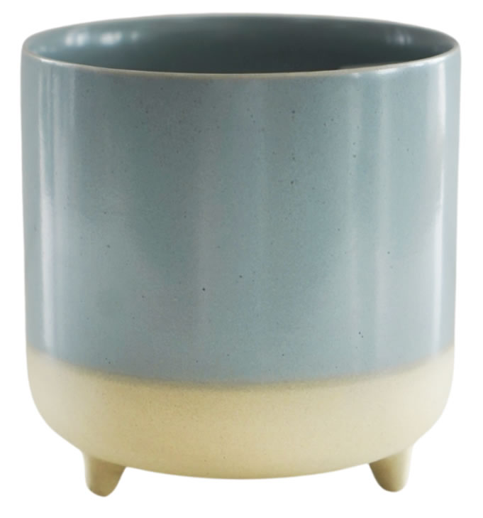 Jolie Sky Blue Reactive 3 Leg Planter