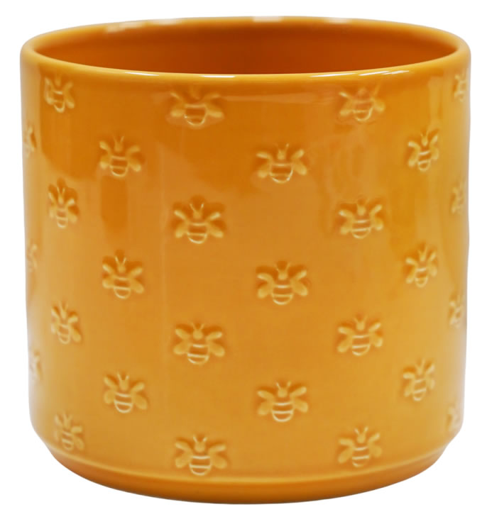 Arley Yellow Bee Pot D13.5CM H12.5CM
