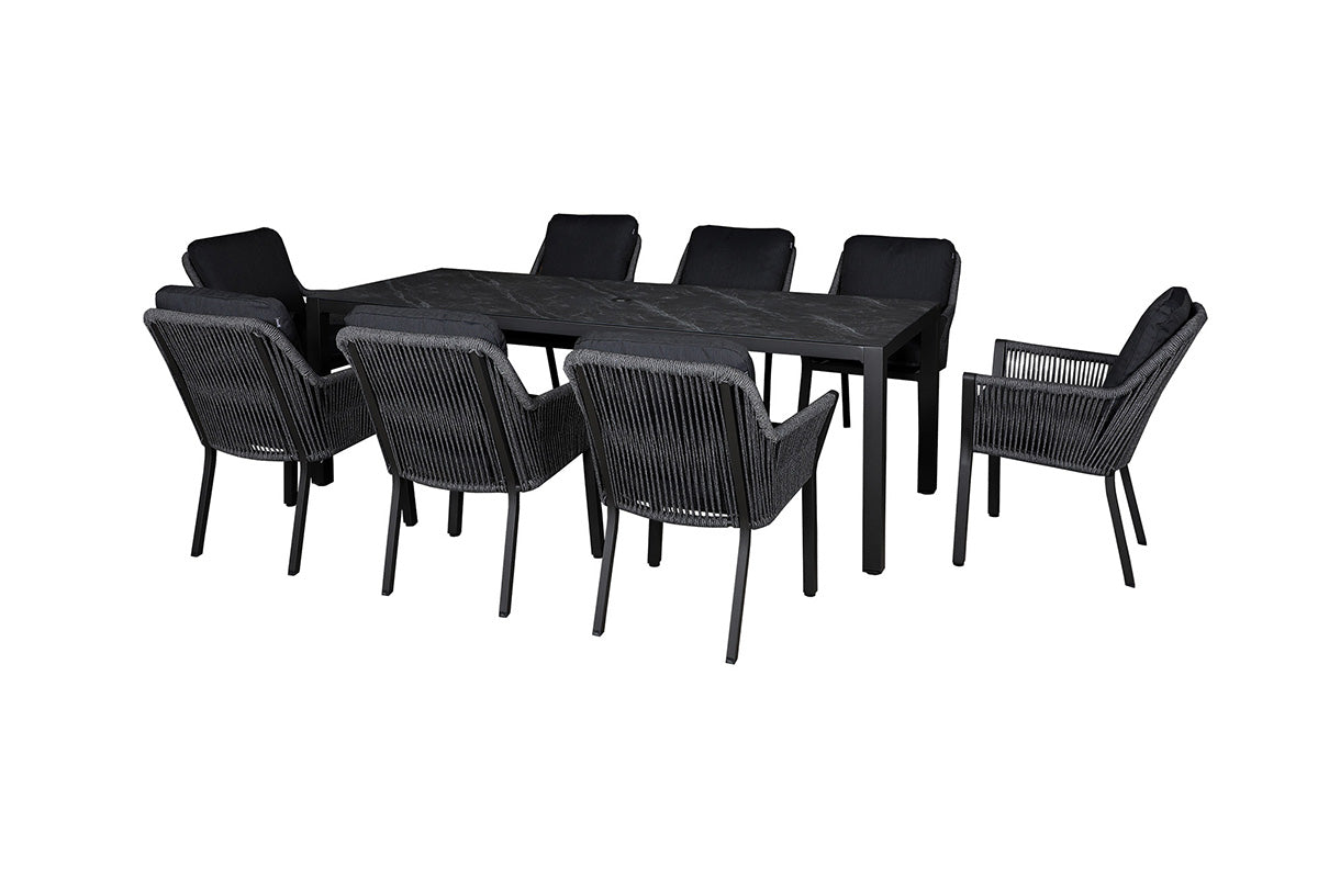Sanza 8 Seat Rectangular Set