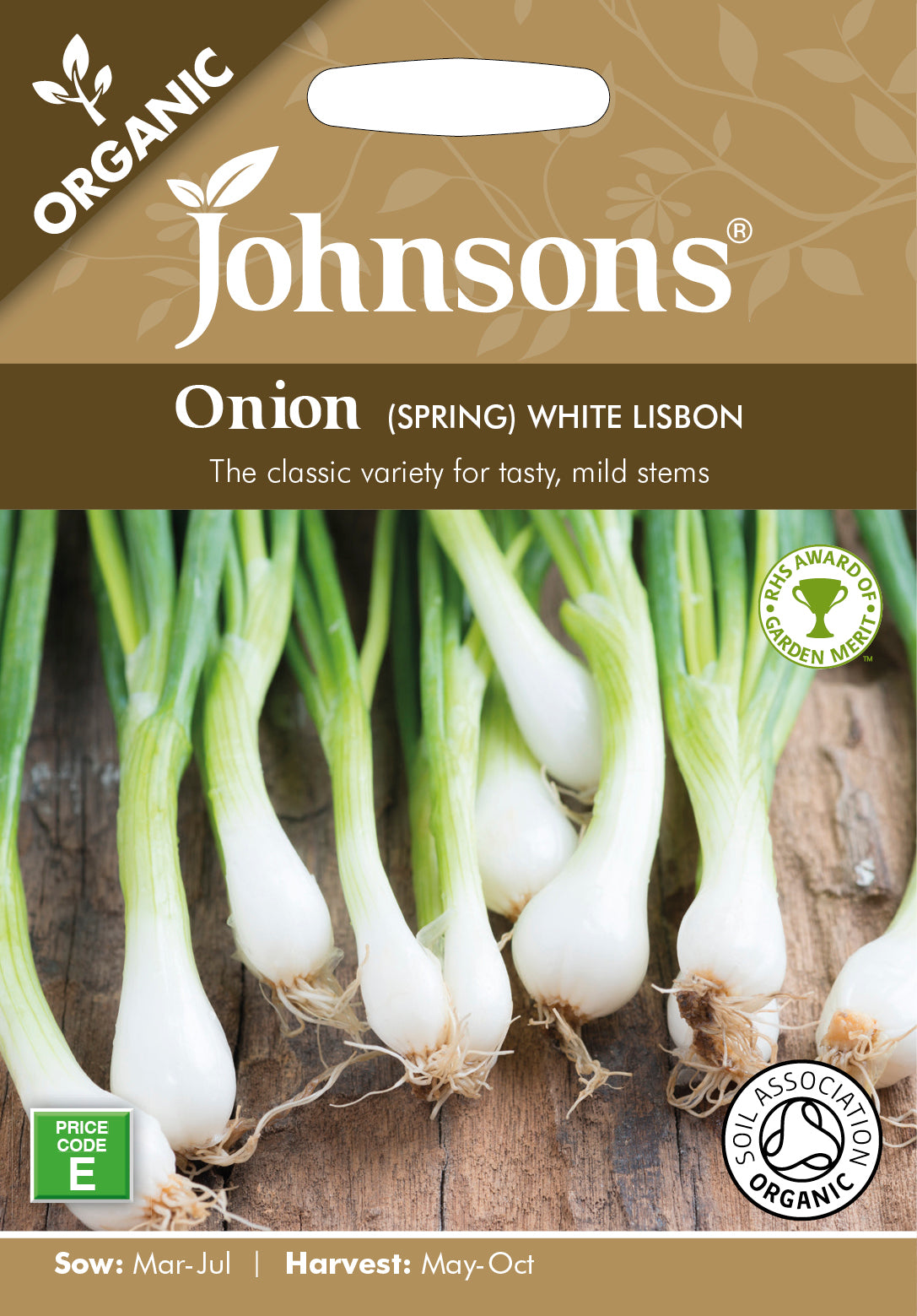 Organic ONION (Spring) White Lisbon