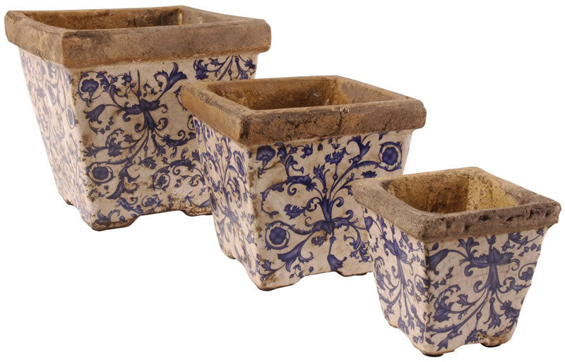 Ceramic Flowerpot X 3