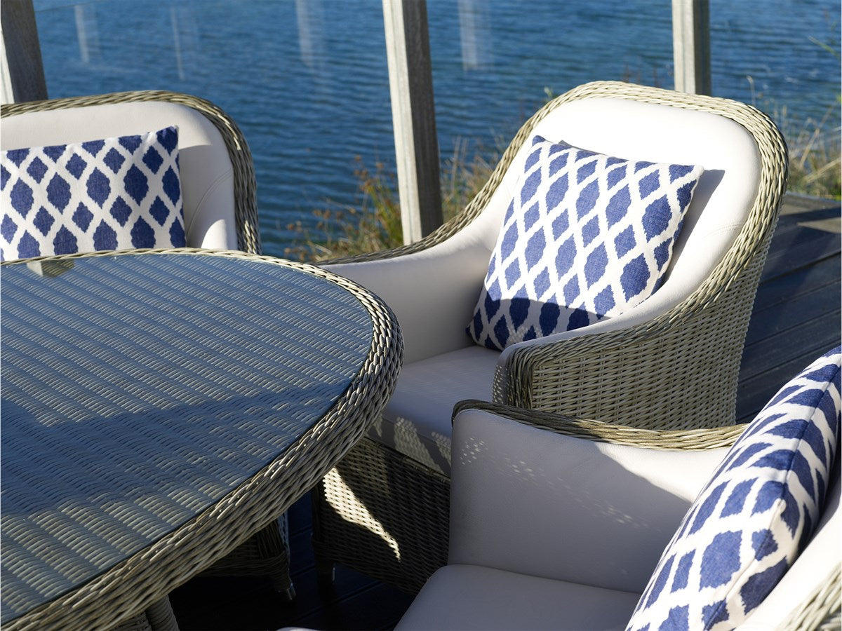 Blue Trellis Scatter Cushion