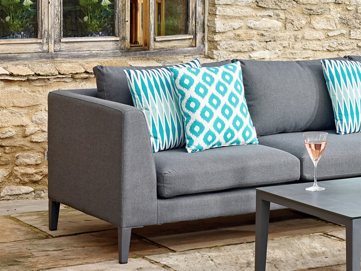 Green Lattice Scatter Cushion
