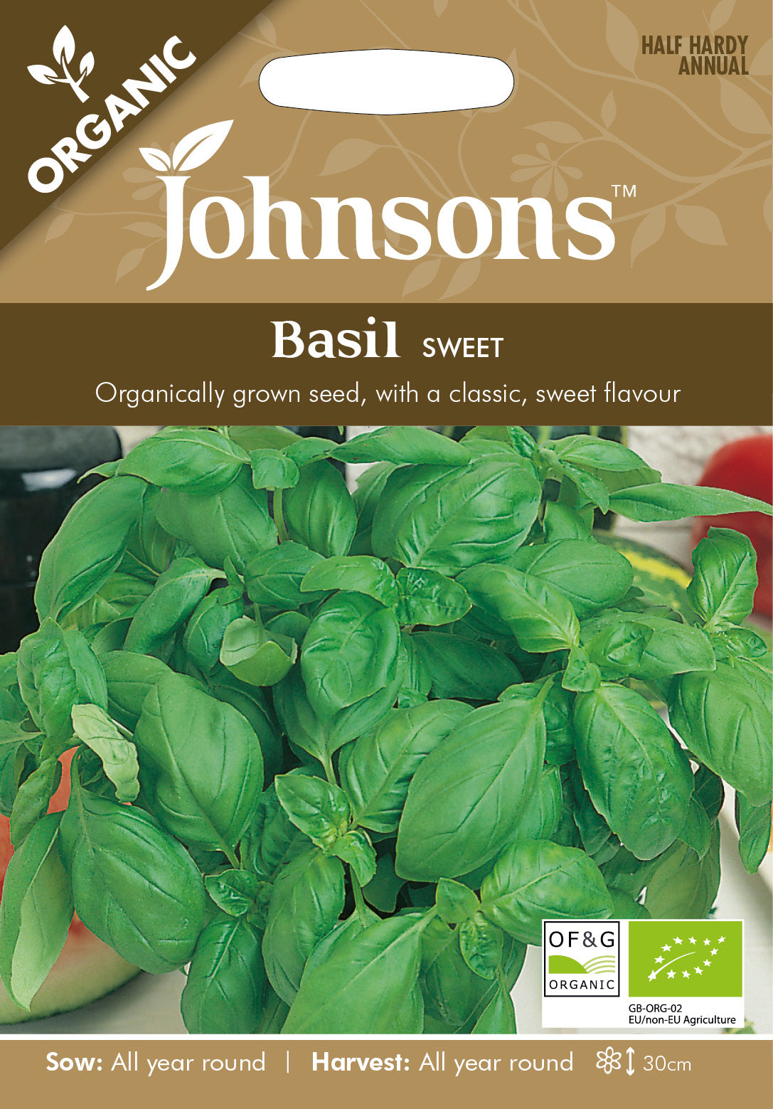 Organic BASIL Sweet