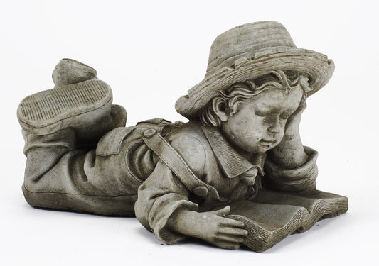 Boy And Book - Stone
