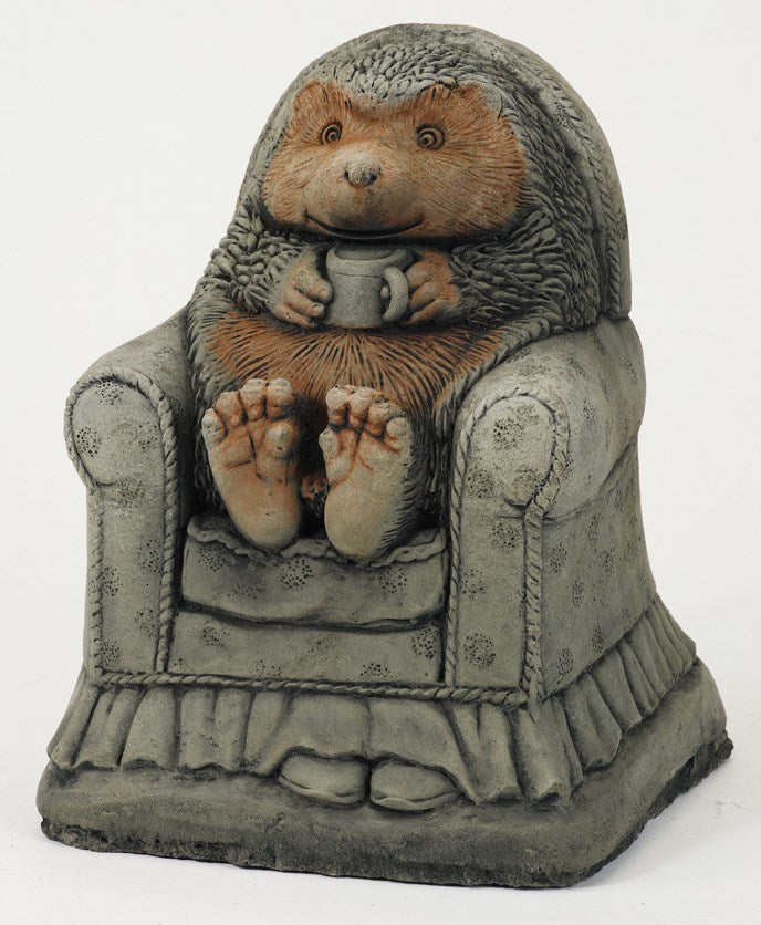 Hedgehog in Chair - Stone