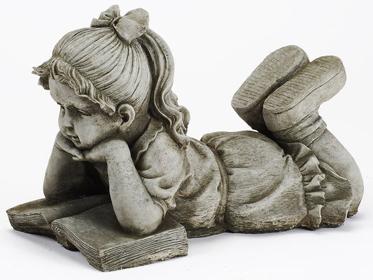 Girl and Book - Stone