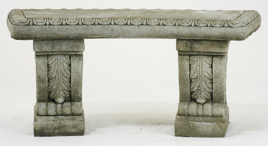 Large Curved Bench - Stone