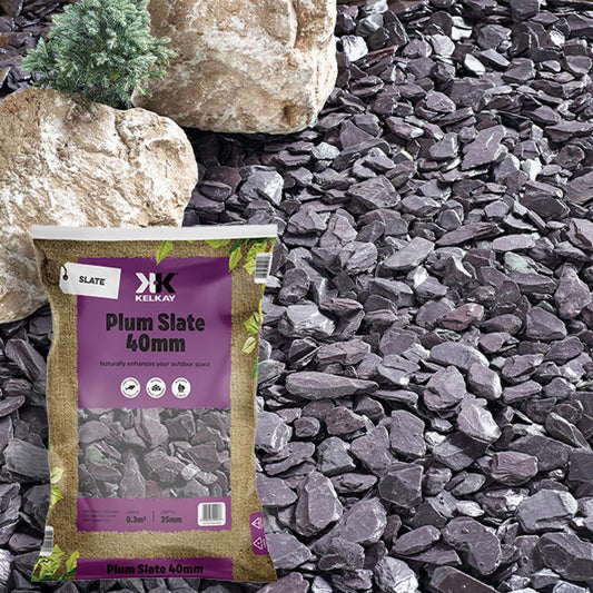 Plum Slate 40Mm Large Pack