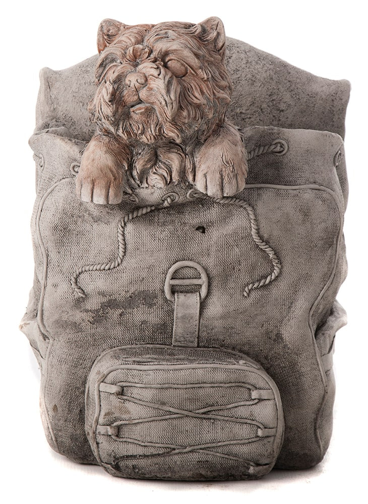 Dog in Bag - Stone