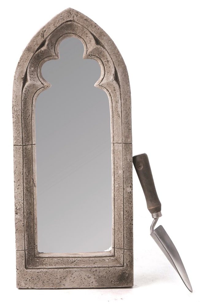 Small Gothic Mirror - Stone