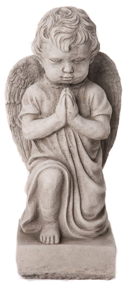 Praying Cherub - Stone