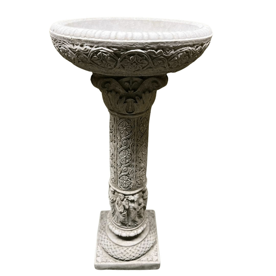 Roman Bird Bath - Stone