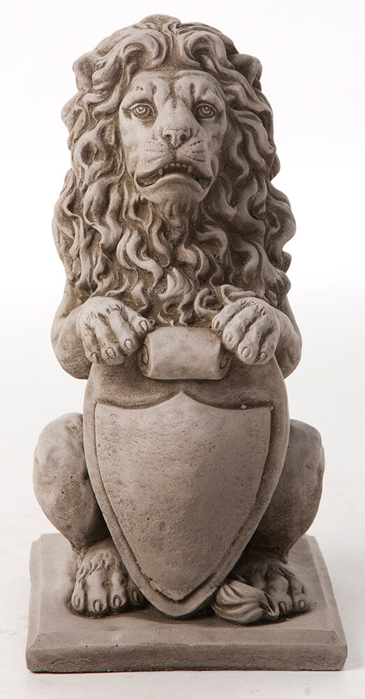 Small Upright Lion - Stone