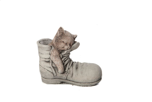 Cat In Shoe - Stone