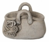 Hand Bag Pot - Stone