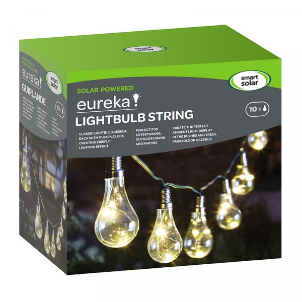 Eureka! Solar Lightbulb String Light